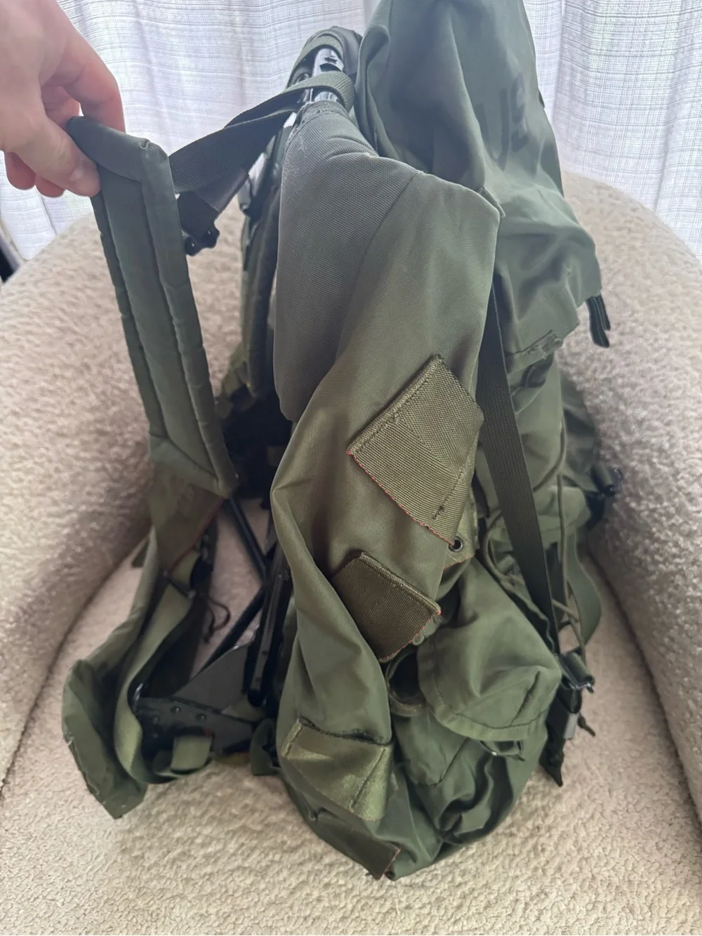 USGI Large ALICE LC-1 Field Pack Rucksack Backpack w/ Frame Olive